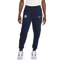 Nike Chelsea Tech Fleece Full-Zip Survêtement 2022-2023 Bleu Blanc