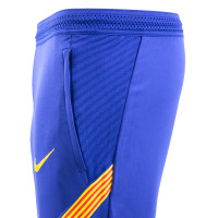 Pantalon d'entraînement Nike FC Barcelone Dry Strike KP 2020-2021 Bleu Jaune