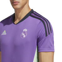 adidas Real Madrid Trainingsshirt 2022-2023 Paars Donkerblauw Wit