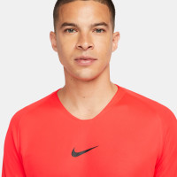 Nike Dri-Fit Park Ondershirt Lange Mouwen Felrood Zwart