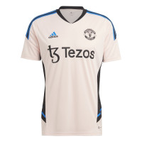 adidas Manchester United Maillot d'Entraînement 2022-2023 Rose Clair Noir Bleu