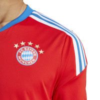 adidas Bayern Munich Maillot d'Entraînement 2022-2023 Rouge Vif Bleu Clair Blanc