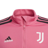 adidas Juventus Trainingspak 2022-2023 Kids Roze Zwart Lichtgroen