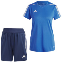 adidas Tiro 23 League Trainingsset Dames Blauw Donkerblauw Wit