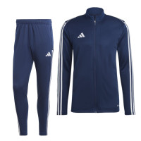 adidas Tiro 23 League Full-Zip Survêtement Bleu Foncé Blanc