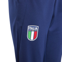 adidas Italie Pantalon d'Entraînement 2023-2024 Enfants Bleu Foncé Blanc