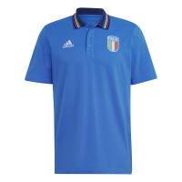 adidas Italië DNA Polo 2023-2024 Blauw