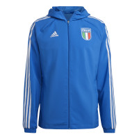 adidas Italie Veste Coupe Vent 2023-2024 Bleu