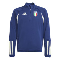 adidas Italië Trainingspak 2023-2024 Kids Donkerblauw