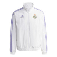 adidas Real Madrid Anthem Veste d'Entraînement Réversible 2022-2023 Blanc