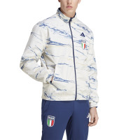 adidas Italië Anthem Trainingsjack Reversible 2023-2024 Blauw Wit