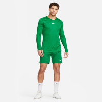 Nike Dri-FIT Park Sous-Maillot Manches Longues Vert Blanc