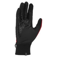Gants Nike Jordan Hyperstorm Fleece Tech Gear rouges et noirs