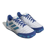 adidas Top Sala Competition Chaussures de Foot en Salle (IN) Blanc Bleu