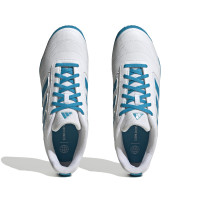 adidas Super Sala 2 Chaussures de Foot en Salle (IN) Blanc Bleu