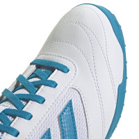 adidas Super Sala 2 Chaussures de Foot en Salle (IN) Blanc Bleu