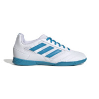 adidas Super Sala 2 Chaussures de Foot en Salle (IN) Enfants Blanc Bleu