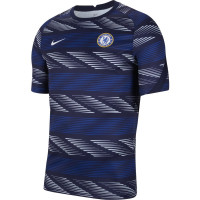 Nike Chelsea Breathe Strike Trainingsshirt Pre Match 2020-2021 Cobalt Blauw