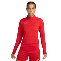 Nike Dri-FIT Academy 23 Haut d'Entraînement 1/4-Zip Femmes Rouge Blanc