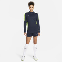 Nike Dri-FIT Academy 23 Haut d'Entraînement Femmes Bleu Foncé Jaune Blanc