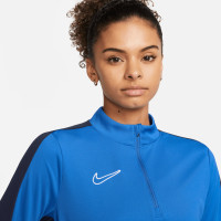 Nike Dri-FIT Academy 23 Trainingstrui 1/4-Zip Dames Blauw Donkerblauw Wit