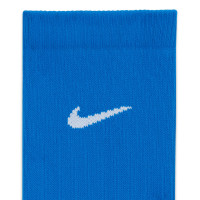 Nike Strike Crew Chaussettes de Foot Bleu Blanc
