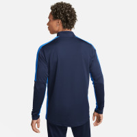 Nike Dri-FIT Academy 23 Haut d'Entraînement 1/4-Zip Bleu Foncé Bleu Blanc