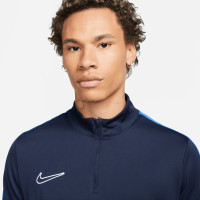 Nike Dri-FIT Academy 23 Haut d'Entraînement 1/4-Zip Bleu Foncé Bleu Blanc
