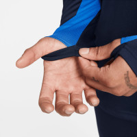 Nike Dri-FIT Academy 23 Haut d'Entraînement 1/4-Zip Bleu Foncé Bleu Blanc