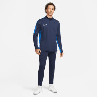 Nike Dri-FIT Academy 23 Haut d'Entraînement 1/4-Zip Bleu Foncé Bleu Blanc