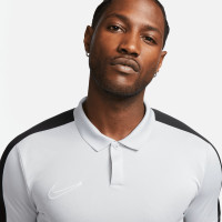 Nike Dri-FIT Academy 23 Polo Grijs Zwart Wit