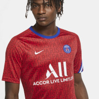 Nike Paris Saint Germain Breathe Trainingsshirt Pre Match 2020-2021 Rood
