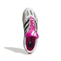 adidas Predator Precision.1 Gazon Naturel Chaussures de Foot (FG) Blanc Noir Rose