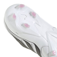 adidas Predator Precision.1 Gazon Naturel Chaussures de Foot (FG) Blanc Noir Rose