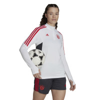 adidas Bayern Munich Survêtement 2022-2023 Femmes Blanc Gris