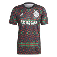 adidas Ajax Daily Paper Pre-Match Trainingsshirt 2022-2023 Multicolor