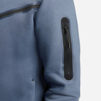 Nike Tech Fleece Vest Blauw Zwart Zwart