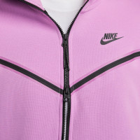 Nike Tech Fleece Veste Rose Noir