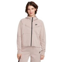 Nike Tech Fleece Essential Trainingspak Dames Beige Zwart