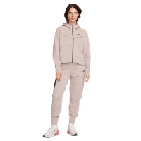 Nike Tech Fleece Essential Trainingspak Dames Beige Zwart