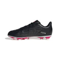 adidas Copa Pure.4 Gazon Naturel Gazon Artificiel Chaussures de Foot (FxG) Enfants Noir Blanc Rose Vif