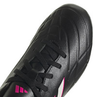 adidas Copa Pure.4 Gazon Naturel Gazon Artificiel Chaussures de Foot (FxG) Enfants Noir Blanc Rose Vif