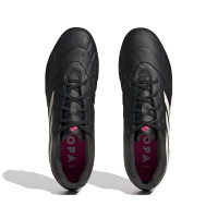 adidas Copa Pure.3 Gazon Naturel Gazon Artificiel Chaussures de Foot (MG) Noir Blanc Rose Vif