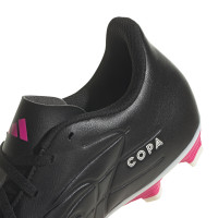 adidas Copa Pure.4 Gazon Naturel Gazon Artificiel Chaussures de Foot (FxG) Noir Blanc Rose Vif