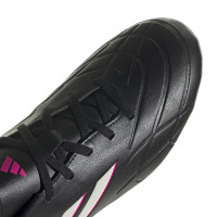 adidas Copa Pure.4 Gras / Kunstgras Voetbalschoenen (FxG) Zwart Wit Felroze