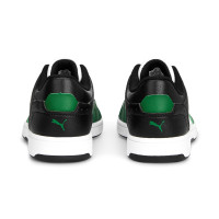 PUMA Rebound Joy Low Sneakers Kids Kleuters Wit Zwart Groen