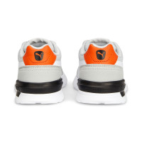 PUMA Graviton Sneakers Kids Kleuters Lichtgrijs Wit Oranje