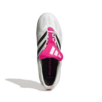 adidas Predator Precision.3 Gazon Naturel Chaussures de Foot (FG) Blanc Noir Rose