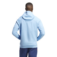 adidas New York City FC Travel Trainingspak 2023-2024 Lichtblauw Blauw Oranje
