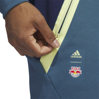 adidas New York Red Bulls Travel Trainingsbroek 2023-2024 Blauw Geel